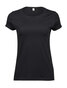 TEE JAYS Roll-up T-shirt - Økologisk, dame - Sort