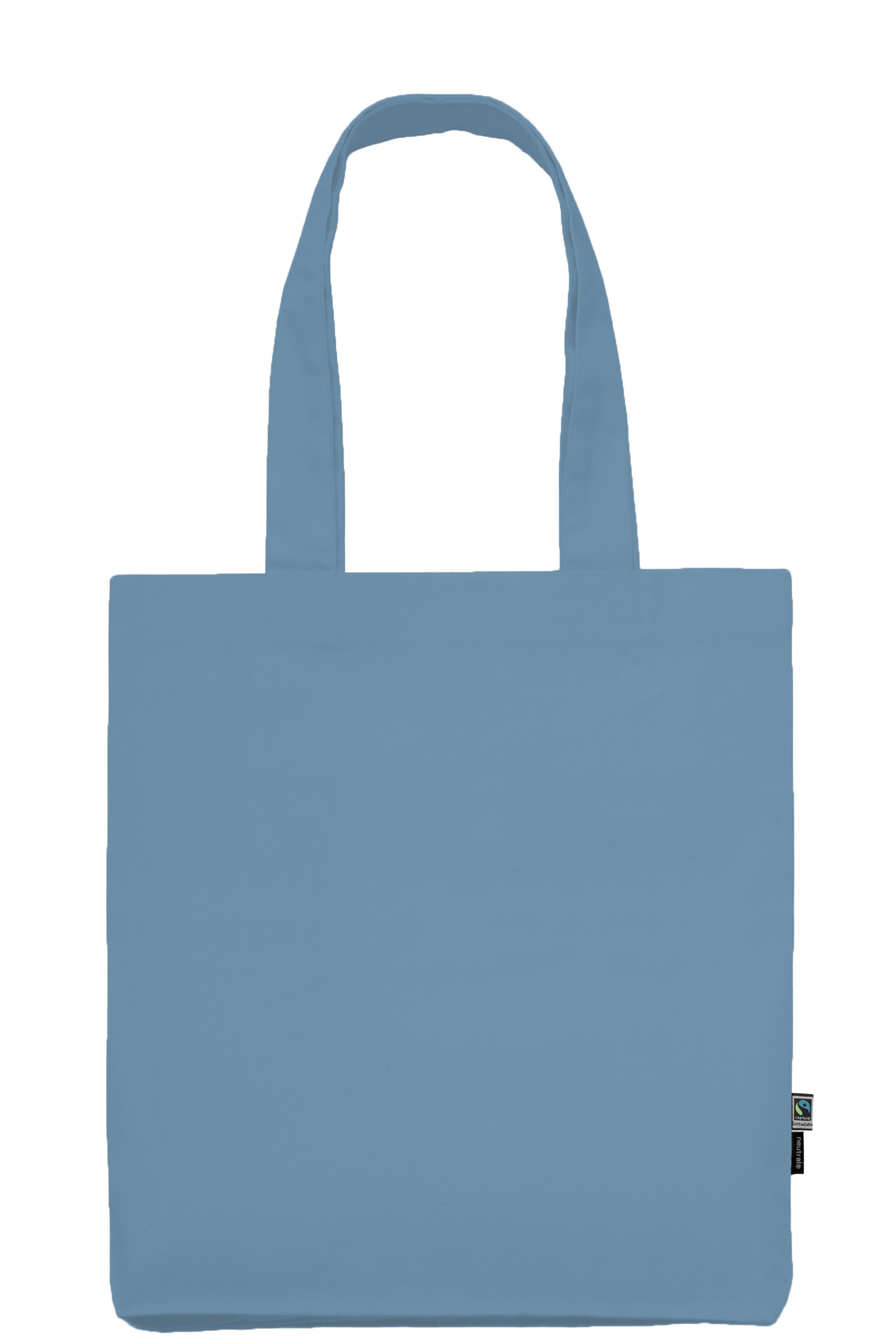 NEUTRAL Kraftig Mulepose, 100% Økologisk Fairtrade Bomuld - Blågrå