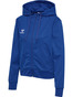 HUMMEL 2.0 Zip Hoodie, Dame - Økologisk Bomuld - Blå