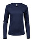 TEE JAYS Long Sleeve Interlock T-shirt - Økologisk, dame - Navy