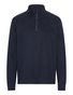 NEUTRAL Unisex Quarter Zip Sweatshirt, 100% Økologisk Fairtrade Bomuld - Navy