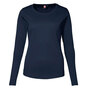 ID Interlock T-shirt Dame - Langærmet - Navy