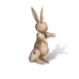 KAY BOJESEN Kanin - 16 cm - Certificeret træ - Brun