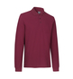 ID Langærmet poloshirt stretch - Bordeaux Rød