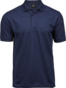 TEE JAYS Luxury Stretch Polo, Økologisk, herre - Blå