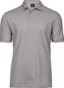 TEE JAYS Luxury Stretch Polo, Økologisk, herre - Lysegrå