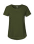 NEUTRAL Roll Up Sleeve Dame T-shirt, 100% Økologisk Fairtrade Bomuld - Militær
