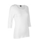ID Stretch T-shirt ¾ ærmet, dame - Hvid