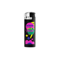 BIC® J38 Chrome Hood Lighter incl. digital print - Sort