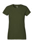 NEUTRAL Classic Dame T-shirt, 100% Økologisk Fairtrade Bomuld - Army