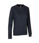 ID PRO Wear CARE sweatshirt I ubørstet, Dame, Genbrugs bomuld - Navy