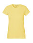 NEUTRAL Classic Dame T-shirt, 100% Økologisk Fairtrade Bomuld - Lyse Gul
