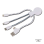 Xoopar Mr. Bio Charging cable - rPet - Hvid