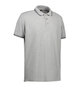 ID Strech Contrast Poloshirt - Grå melange