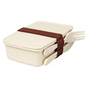 Bamberg bambusfiber madkasse - Creme