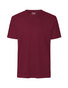 NEUTRAL Interlock T-shirt, 100% Økologisk Fairtrade Bomuld - Bordeaux Rød