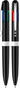 SCHNEIDER Multicolor Kuglepen - rPET - Sort/Hvid
