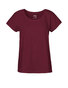 NEUTRAL Loose Fit Dame T-shirt, 100% Økologisk Fairtrade Bomuld - Bordeaux Rød