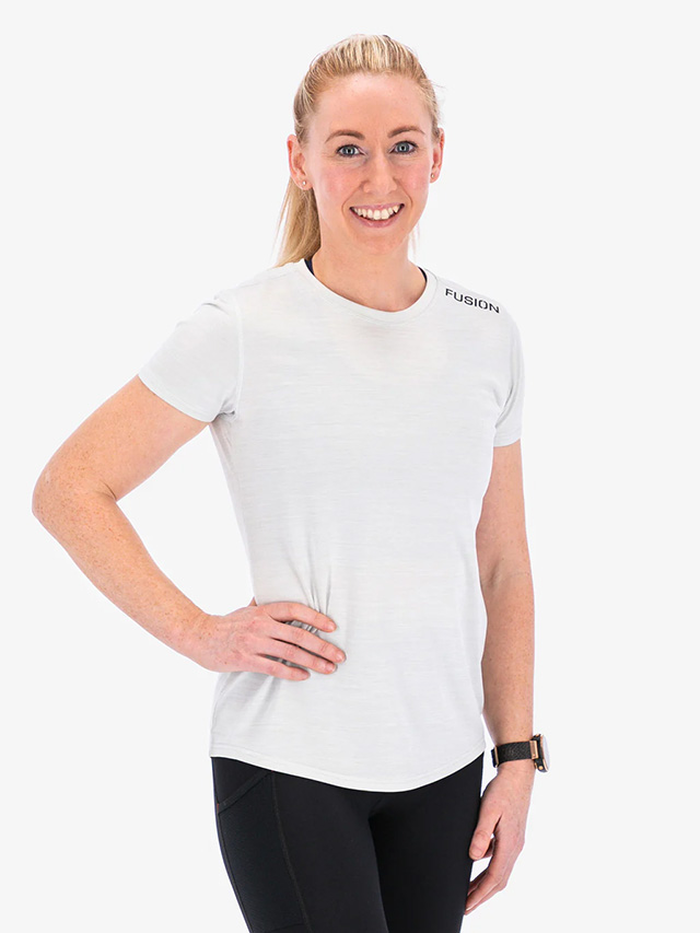 FUSION C3 T-shirt, dame - Hvid