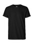 NEUTRAL Roll Up Sleeve T-shirt, 100% Økologisk Fairtrade Bomuld - Sort