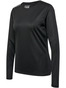 HUMMEL Langærmet T-shirt, dame - 100% rPet - Sort