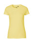 NEUTRAL Fit Dame T-shirt, 100% Økologisk Fairtrade Bomuld - Lyse Gul