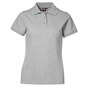 ID Piqué Poloshirt Stretch Dame - Grå melange