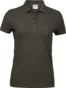 TEE JAYS Ladies Luxury Stretch Polo, Økologisk, dame - Mørkegrøn