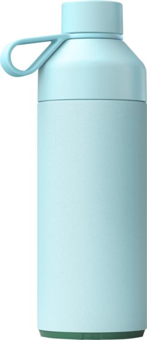 Ocean Bottle 1000 ml. vakuumisoleret vandflaske, Genanvendt Stål - Lyseblå