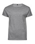 TEE JAYS Roll-up T-shirt - Økologisk, herre - Grå