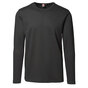 ID Interlock T-shirt - Langærmet - Sort