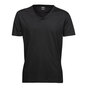 TEE JAYS Fashion V-Neck Sof T-shirt - Økologisk, herre - Sort