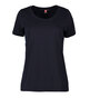 ID PRO wear CARE O-hals T-shirt, dame, RPET - Sort