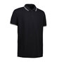 ID Strech Contrast Poloshirt - Sort
