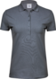 TEE JAYS Ladies Luxury Stretch Polo, Økologisk, dame - Grå