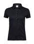TEE JAYS Pima Cotton Polo, dame - Sort