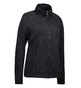 ID Zip Mix Melange Fleece, dame - Sort