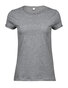 TEE JAYS Roll-up T-shirt - Økologisk, dame - Grå melange