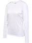 HUMMEL Langærmet T-shirt, dame - 100% rPet - Hvid