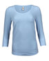 TEE JAYS Ladies Stretch 3/4 Sleeve Tee - Lyseblå