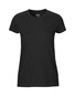 NEUTRAL Fit Dame T-shirt, 100% Økologisk Fairtrade Bomuld - Sort