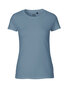 NEUTRAL Fit Dame T-shirt, 100% Økologisk Fairtrade Bomuld - Indigo