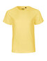 NEUTRAL T-shirt Børn, 100% Økologisk Fairtrade Bomuld - Lyse Gul