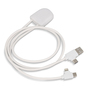 Xoopar Ice-C GRS Charging cable - rPet - Hvid