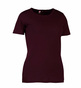 ID Interlock T-shirt Dame - Bordeaux Rød