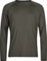 TEE JAYS Long Sleeve Cooldry T-shirt - Mørkegrøn