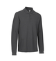 ID Langærmet poloshirt stretch - Mørkegrå