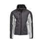 Hooded Letvægt Performance Softshell - Dark grey / Off white