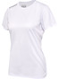 HUMMEL Løbe T-shirt, dame - 100% rPet - Hvid