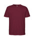 NEUTRAL Regular Unisex T-shirt, 100% Økologisk Fairtrade Bomuld - Bordeaux Rød